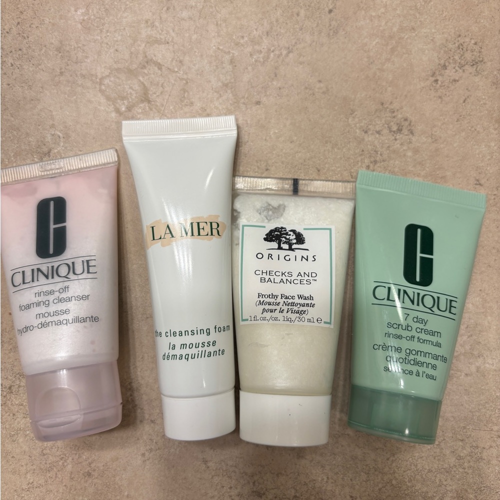 La Mer Clinique Origins Face Wash Cleanser Lot Travel Size Skincare